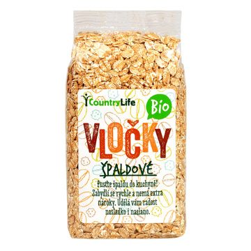 AKCE BIO Vločky špaldové 250 g COUNTRY LIFE 
